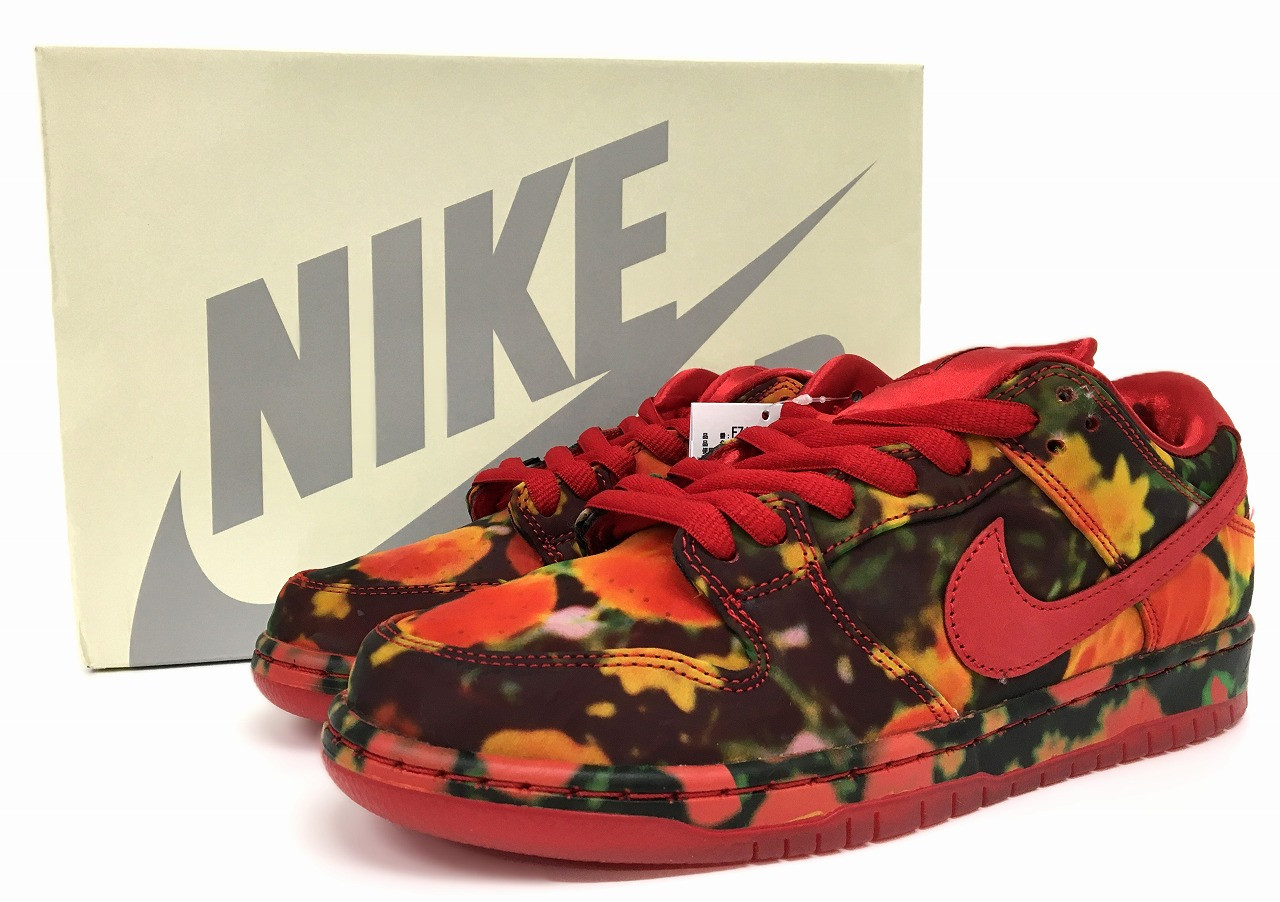 NIKE SB DUNK LOW PRO WOO QS   The Wizard of Oz  POPPY FIELD  FZ1291 600 Nik