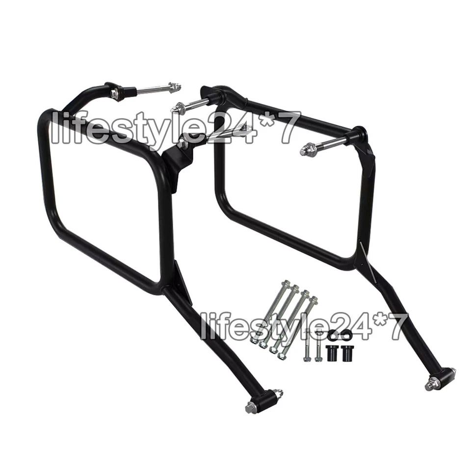 Originale Royal Enfield "Adventure Pannier Rails Black" New Himalayan 450 - Imagen 3 de 4