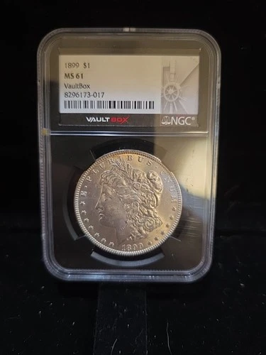 1899 P Morgan Silver $1 Dollar MS61 NGC