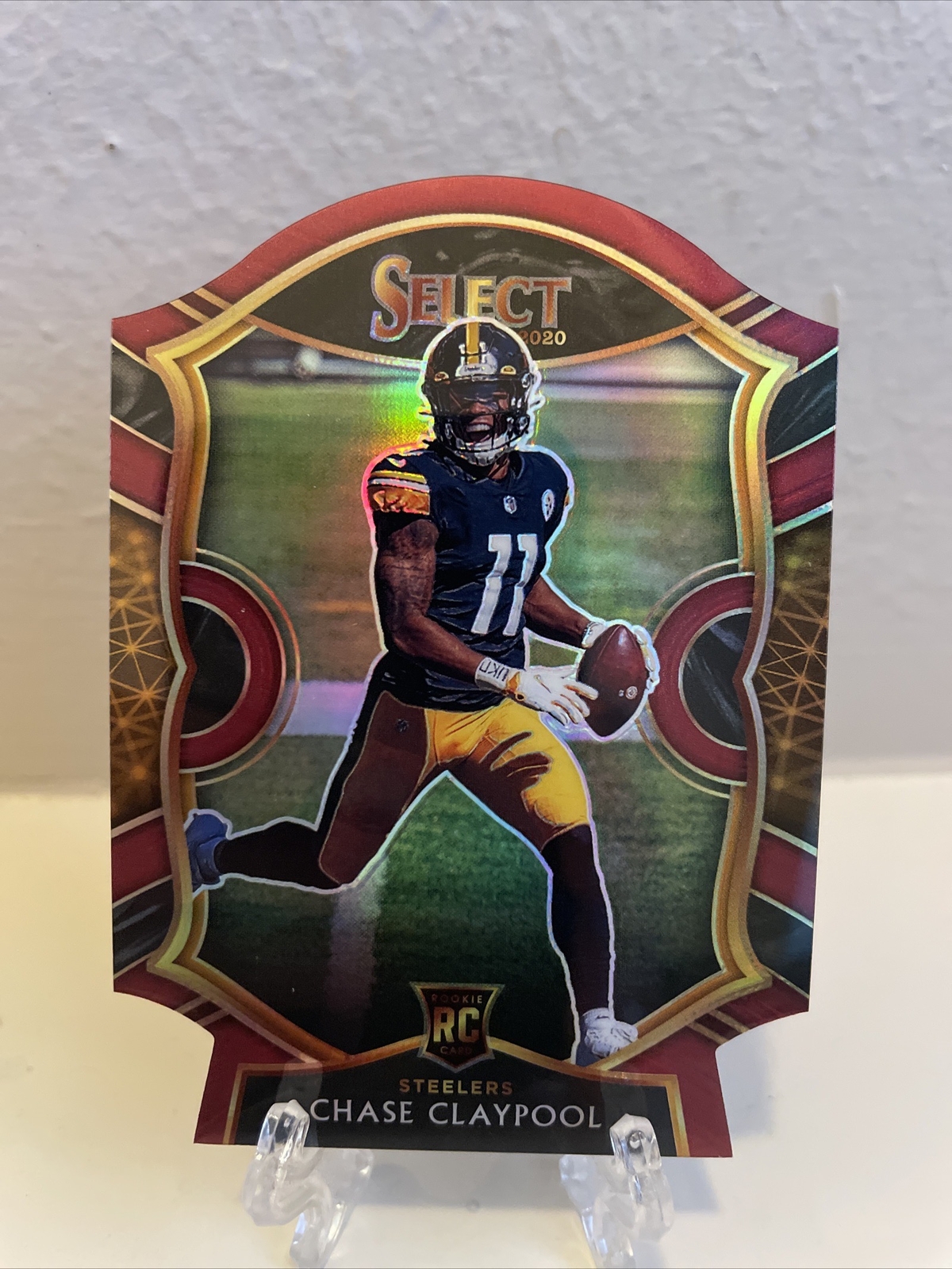 2020 Select Maroon Concourse Prizm Die-Cut Chase Claypool Rookie Steelers #70