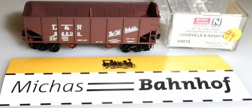 L&N 82200 33' Twin Bay Hopper Peak End Micro Trains Line 89010 1:160 OVP R94 å | Zustand: Neu