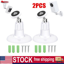 Wall Surveillance Camera Bracket, Indoor And Outdoor Rotatable Bracket 2pcs