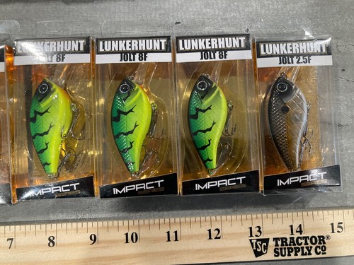 Lot of 22 Lunkerhunt Jolt Crankbaits - Mixed Sizes - Mixed Colors - New & Sealed - Picture 7 of 7