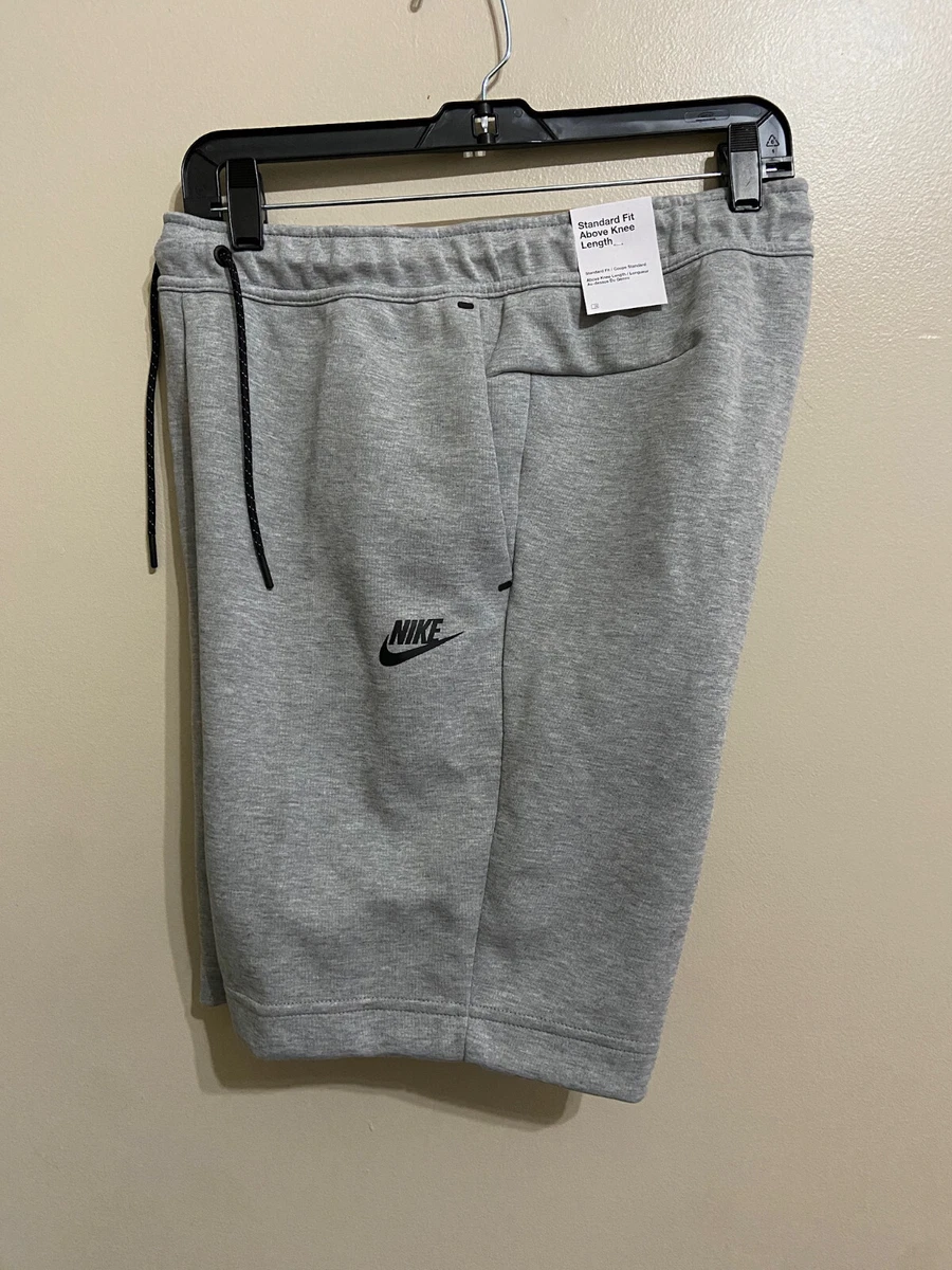 Nike Men Sportswear Tech Fleece Shorts Size S Dark Heather Grey CU4503 063 NEW