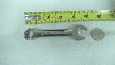 Craftsman Professional USA 12pt polished stubby combo wrench, 5/8'', 44107