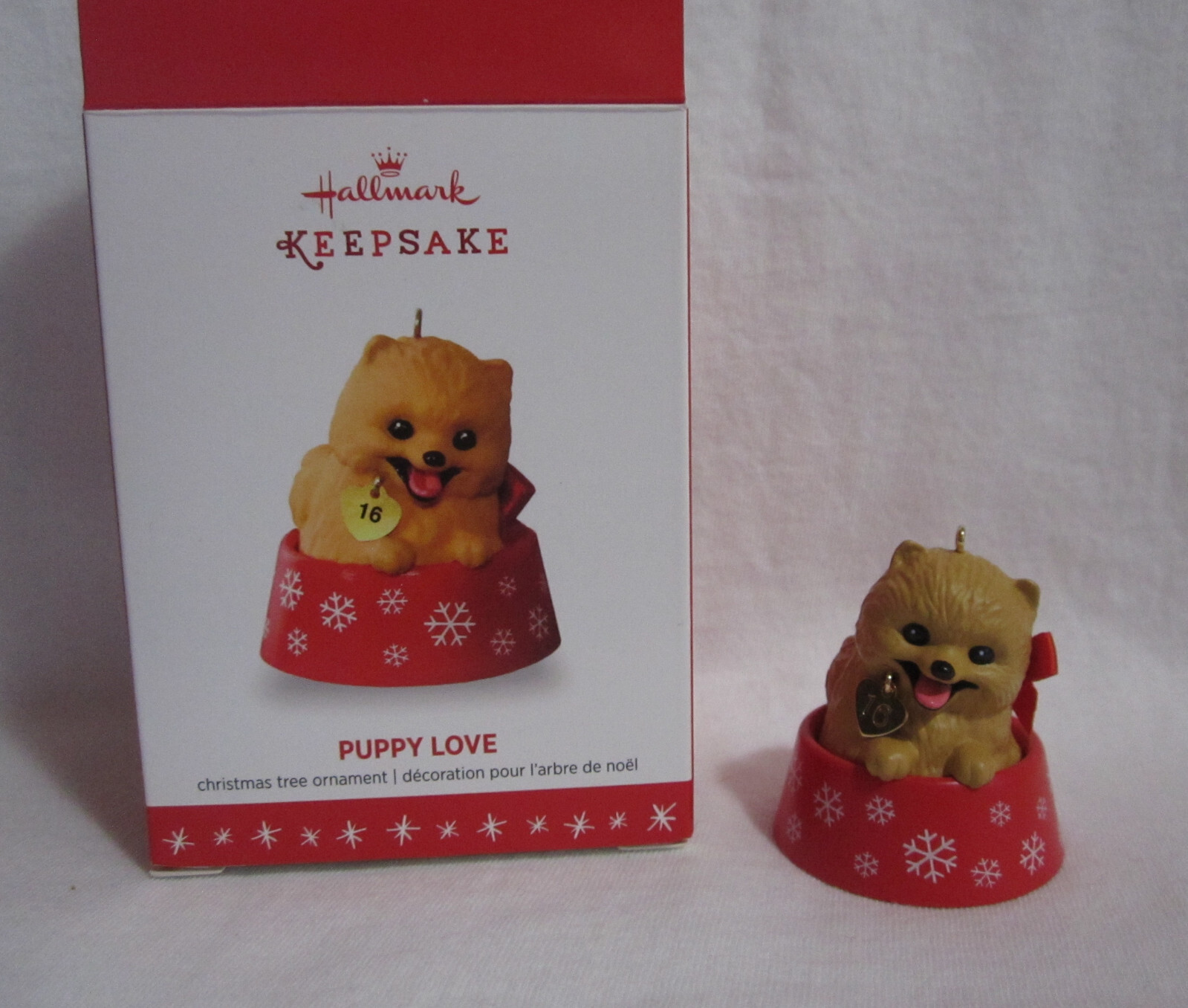 Hallmark Christmas Ornament PUPPY LOVE Various WITH BOX - Yo