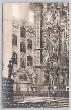 RPPC Catedral Interior Details Mexico Unposted (292)