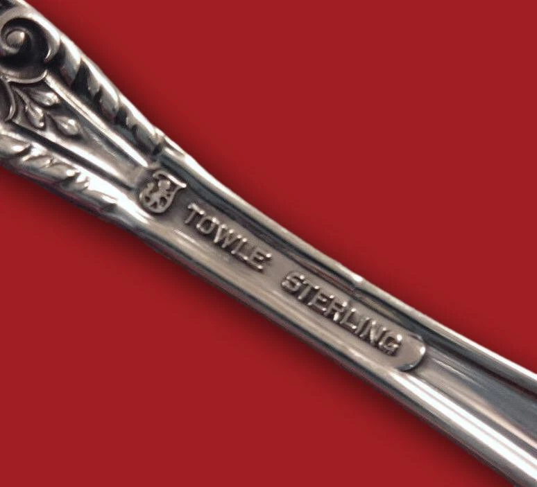 King Richard by Towle sobremesa sorvete prata esterlina Fks personalizado 5 3/4" conjunto 12 - Imagem 4 de 4