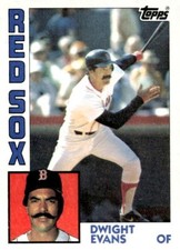 1984 Topps #720 Dwight Evans Boston Red Sox