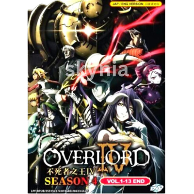 Overlord Season 4 (Vol. 1-13 End) English Dubbed All Region Anime