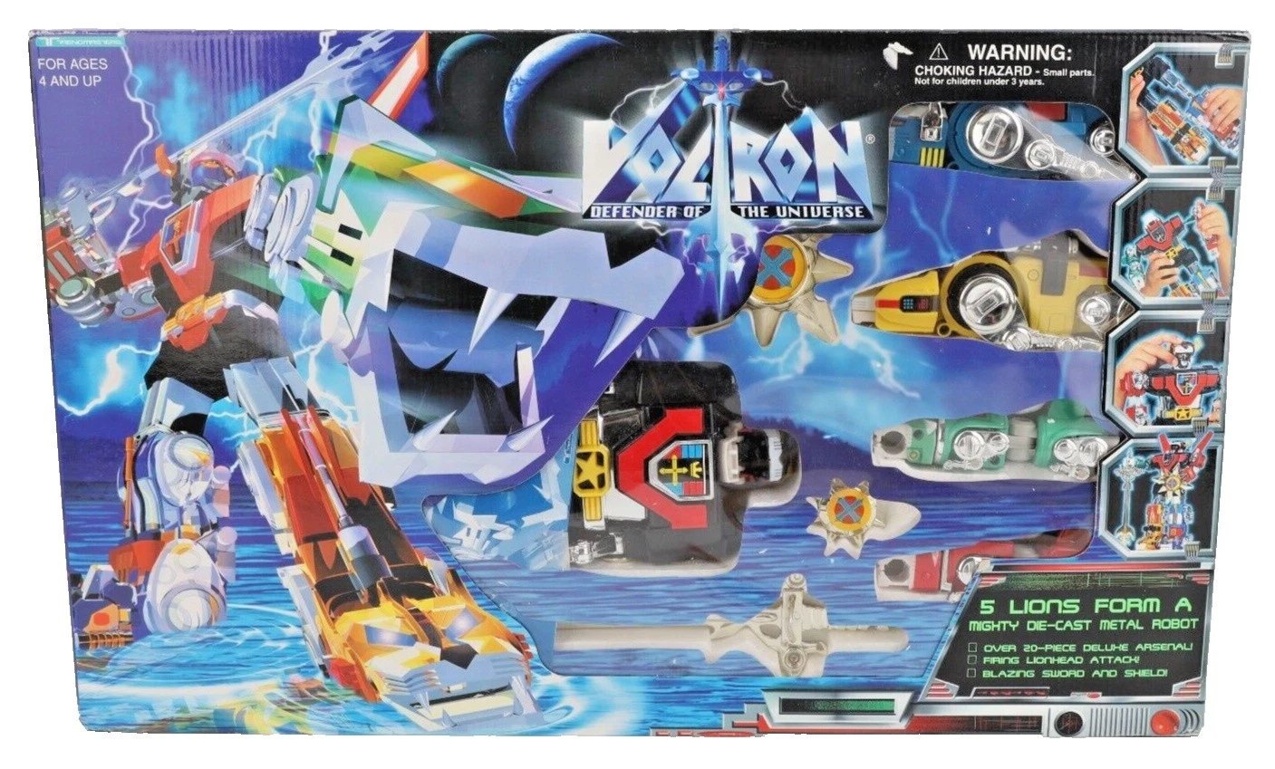 Figuras de acción y accesorios fundidos a presión de Trendmasters Voltron