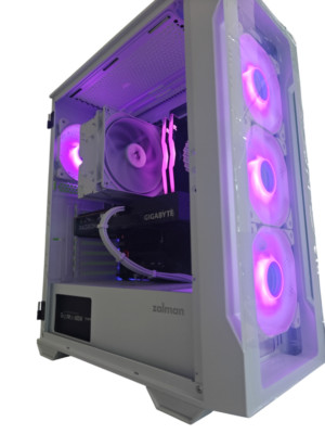 New White Gaming PC | Ryzen 5600X | RX 6600 | B550 | 32GB RAM | 1TB SSD | WiFi