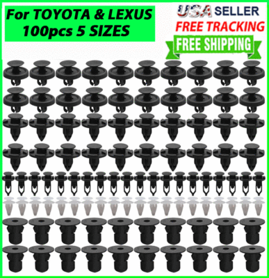 10 X Toyota Voiture//Véhicule moulure porte passage de roue Boot Panel Trim Clips