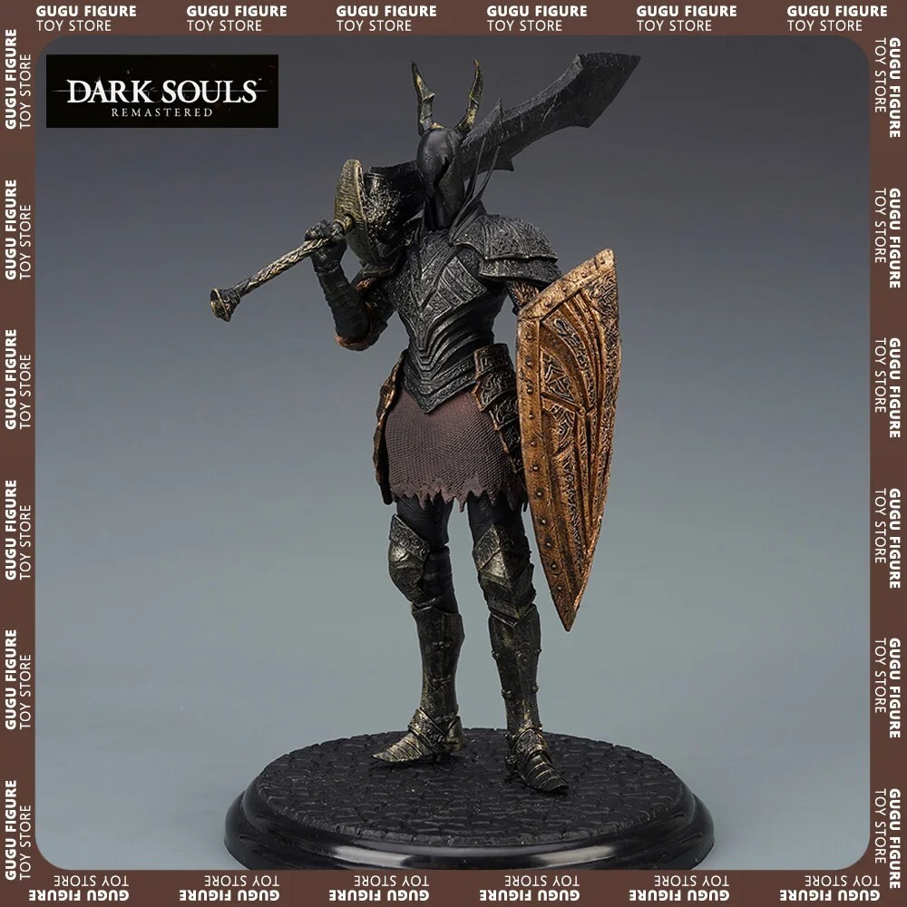 Figurine Dark Souls Chevalier Noir 20cm parfaite pour décorer votre bureau de gaming