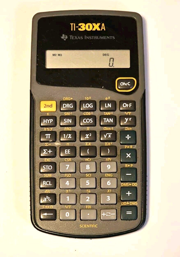 Texas Instruments TI30XA TI-30Xa Scientific Calculator, 10-Digit LCD - Walmart Supplies