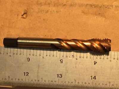1 pc 7/16-20 GTD HSS-E GH7 Spiral Flute Bottom Tap TiN New (760)