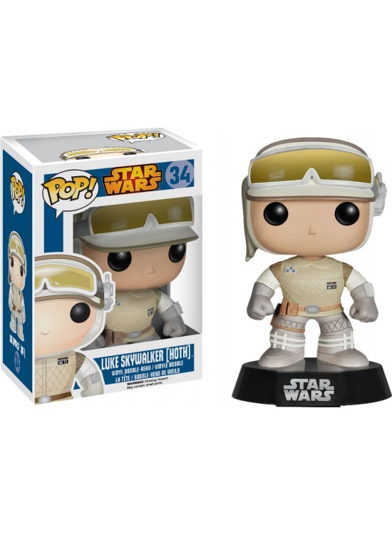 STAR WARS LUKE SKYWALKER HOTH 3.75"" VINYL BOBBLE HEAD FIGURE POP FUNKO