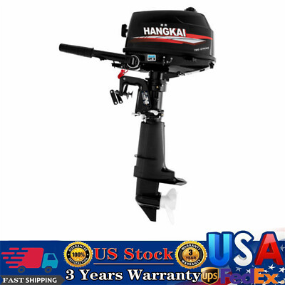 HANGKAI 2-Stroke 6 HP Outboard Motor Boat Marine Engine Water Cooling CDI System