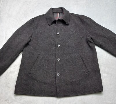 Burberry London Coat Jacket Men's Winter Wool Nova check Lining