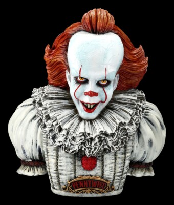 Pennywise Büste ES Horror Clown Statue 30cm Dekofigur Figur Merchandise