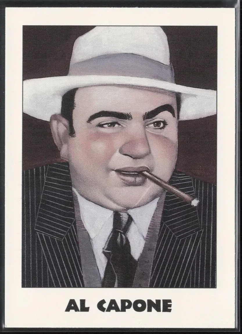 1992 True Crime Series 1, G-Men & Gangsters "Collectible" - Card #7 😎 AL CAPONE
