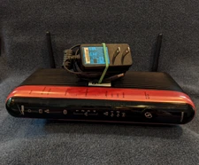 Verizon Actiontec WiFi Router M1424WR Rev.1 with AC DC Power Adaptor - Working -