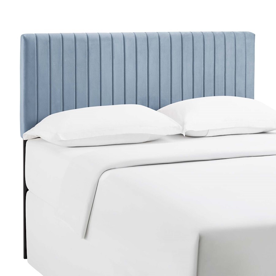Modway Furniture Keira Full/Queen Velvet Headboard, Light Blue -MOD-6095-LBU