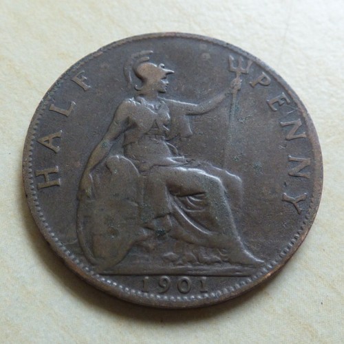 Q Victoria Half-Penny Choose your date 1841 1901 Each Coin has its own 2 Picture - Picture 205 of 210