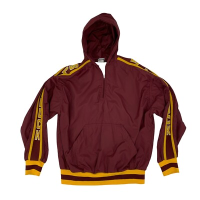 Vintage Blackduck High School Drakes Jacket Men's Size L Burgundy Made USA 90s