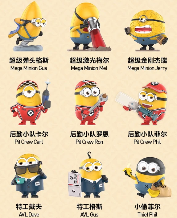 Original Minions Despicable Me 4 Series Blind Box Whole Box of 12 Unopened HOT! - Image 3 of 4