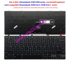 For Dell Chromebook 3100/5190 US Keyboard Not for Chromebook 3100/5190 2-in-1 