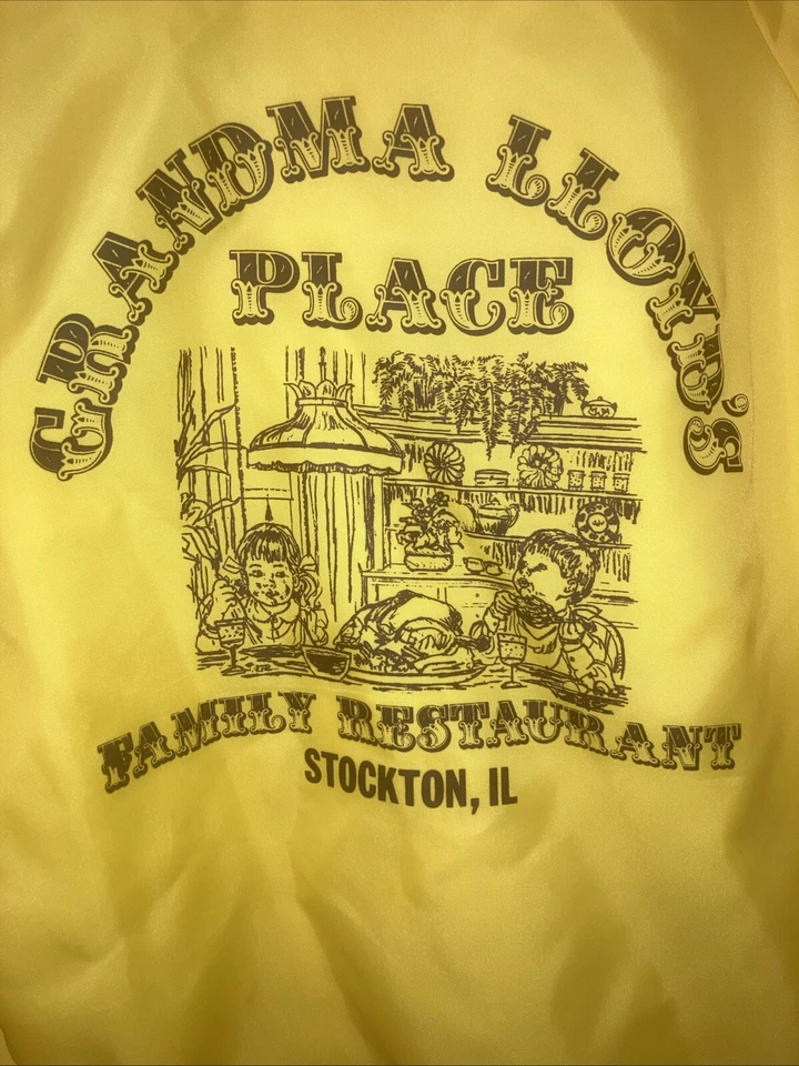 Vintage Chalk Line Stockton, Illinois Windbreaker Jacket Grandma Lloyds Place - Image 2 of 4