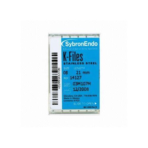 Kerr Dental 15130 K-Flex Files - Stainless Steel Endodontic Files #15 25mm 6/Bx