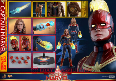 1/6 Hot Toys MMS 521 Captain Marvel Brie Larson Action Figure