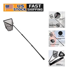 Versatile Aluminum Foldable Fishing Net with Extendable Handle - 59-118 Inches