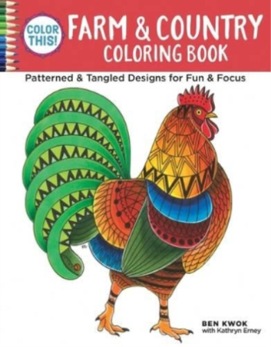 Ben Kwok Color This ! Livre de coloriage Farm & Country (livre de poche) couleur ceci ! - Photo 1 sur 1