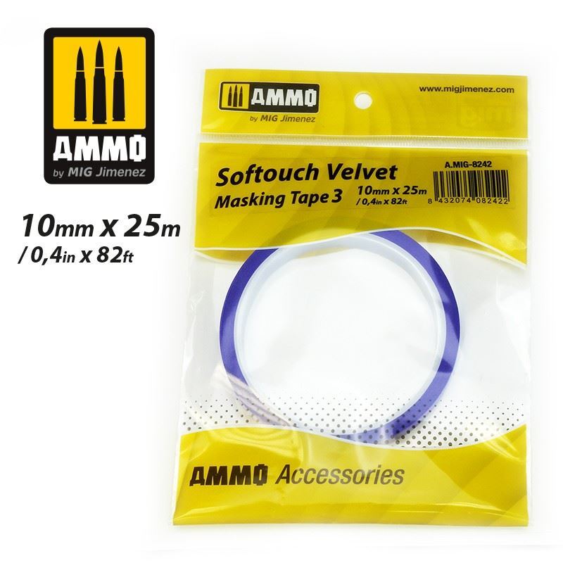 Ammo by Mig Mig8242 Soft Touch Masking Tape 10Mm