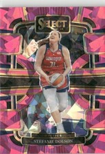 2023-24 Panini Select WNBA Pink Ice Prizm Stefanie Dolson Washington Mystics #9