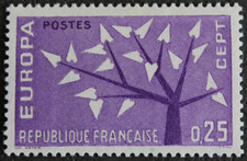 Timbre - FRANCE - EUROPA - Neuf ** - YT1358 - 1962