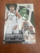 2023-24 Panini Mosaic Montage Giannis Antetokounmpo #15 Mosaic Prizm
