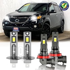 For Kia Sorento 2011-2013 Led Headlight Bulbs Kit High Low Beam Combo H1h11 For Kia Sorento 2011-2013 Led Headlight Bulbs Kit High Low Beam Combo H1h11