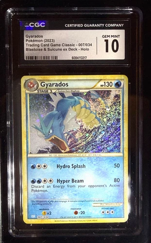 GYARADOS 007/032 2023 POKEMON TRADING CARD GAME CLASSIC CGC 10 GEM MINT