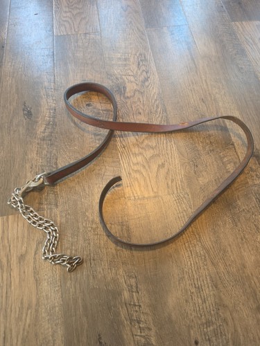 horse lead rope with chain