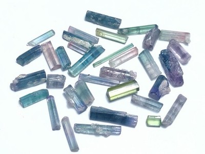 An Amazing Purpel And Multi Color Tourmaline Jewllery Size Lot From Afg
