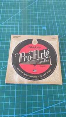 D'Addario EJ45 Pro-Arté Klassikgitarre Saiten Normal Tension Silber Nylon