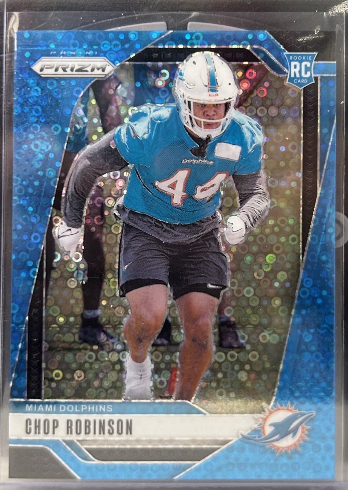 Chop Robinson - 2024 Panini Prizm Blue Disco /99 RC Miami Dolphins No. 319