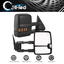 Tow Mirrors for 2003- 2006 Chevy Silverado GMC Sierra Pickup Signal Power Heated