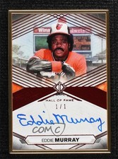 2021 Transcendent Hall Of Fame Edition Collection Red 1/1 Eddie Murray Auto 03k2