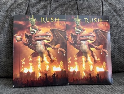 Rush in Rio (DVD, 2002) Music Rock 2 DVD Set