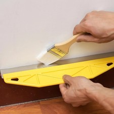 12-Inch Heavy-Duty Yellow Paint Shield Edger with Ergonomic Handle & Edge-Durabl